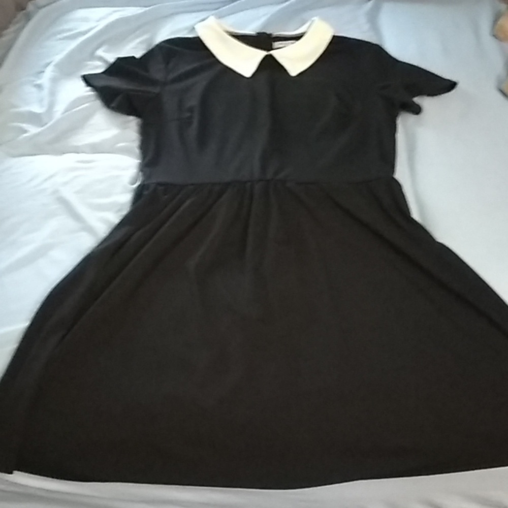 Black "Wednesday Addams" dress.